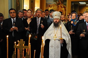 Terrorism victims remembered in prayer at Moscow's Church of Saint Catherine